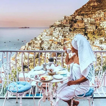 Lägenhet Lux 2br In View Terrace & Pool Positano